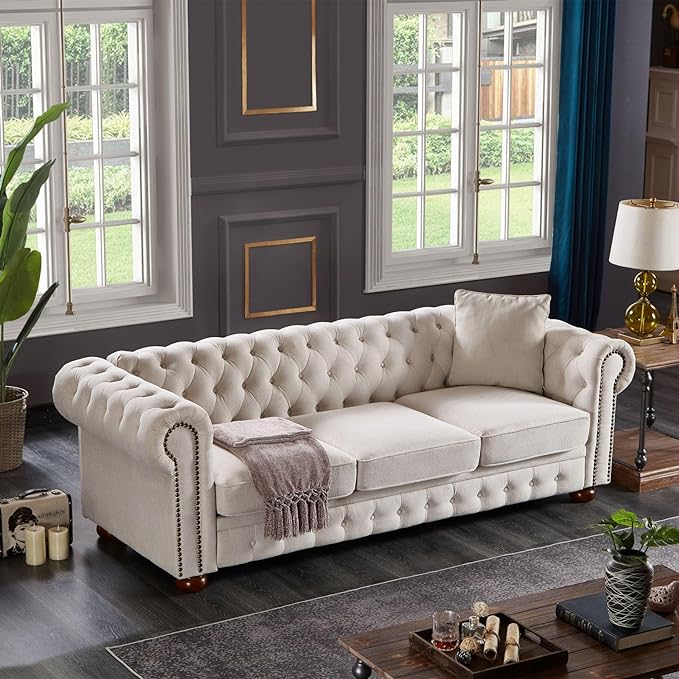 Luxe Grace Chesterfield Luxo Sofa For LivingRoom